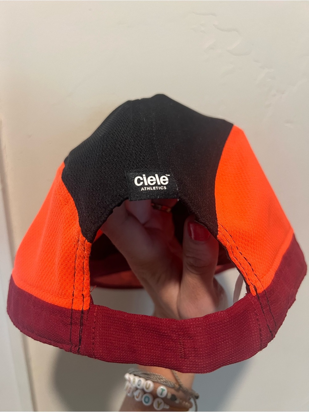 Ciele Red, Orange, and Black Bike Hat | L/XL - Picture 3 of 7